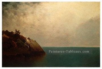 John Frederick Kensett œuvres - Un ciel brumeux Luminisme paysage marin John Frederick Kensett